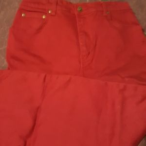 Style & Company Red Jeans